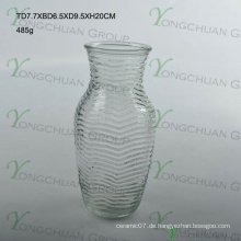 Günstigste ein Dollar Baum Glas Vase Nizza Form